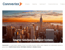 Tablet Screenshot of connvertex.com
